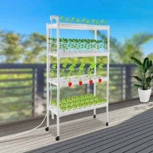 4 Tiers Hydroponic Grow Kit with 108 Plant Sites